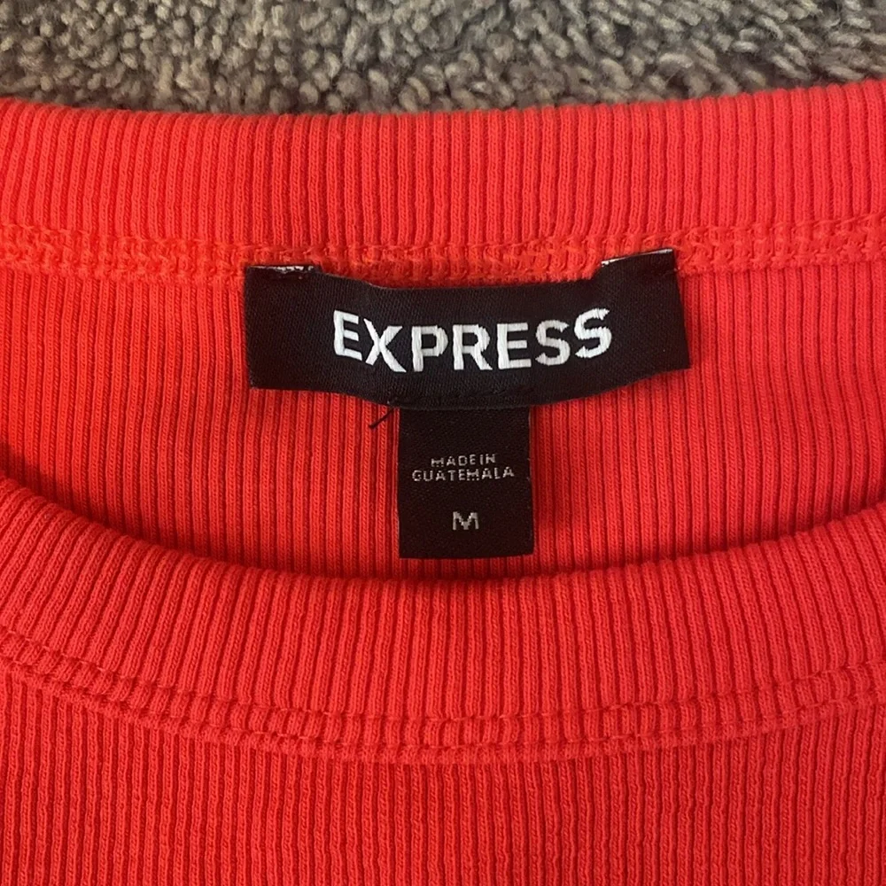 Red Ruffled Express Top - Picture 2 of 4